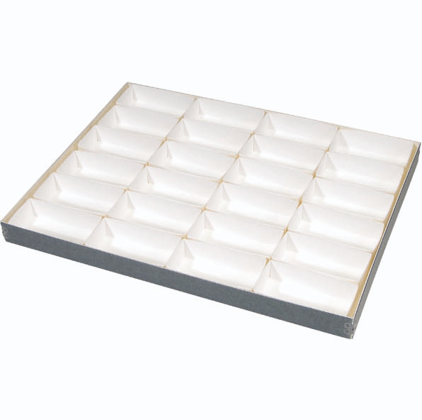 Archival storage tray system for collections of small items