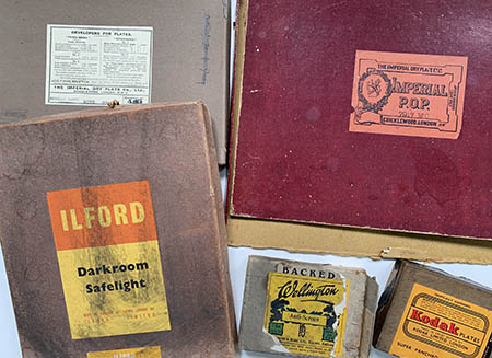 old photo boxes